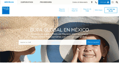 Desktop Screenshot of bupa.com.mx